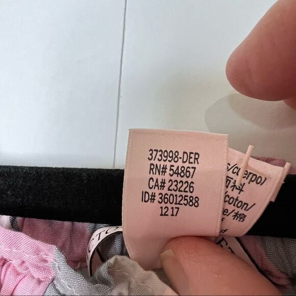 Nwot Victoria Secret boho off the shoulder striped top oversized fit XS - Picture 6 of 15